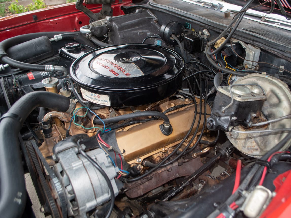 1971 Red Oldsmobile Cutlass Convertible 1018