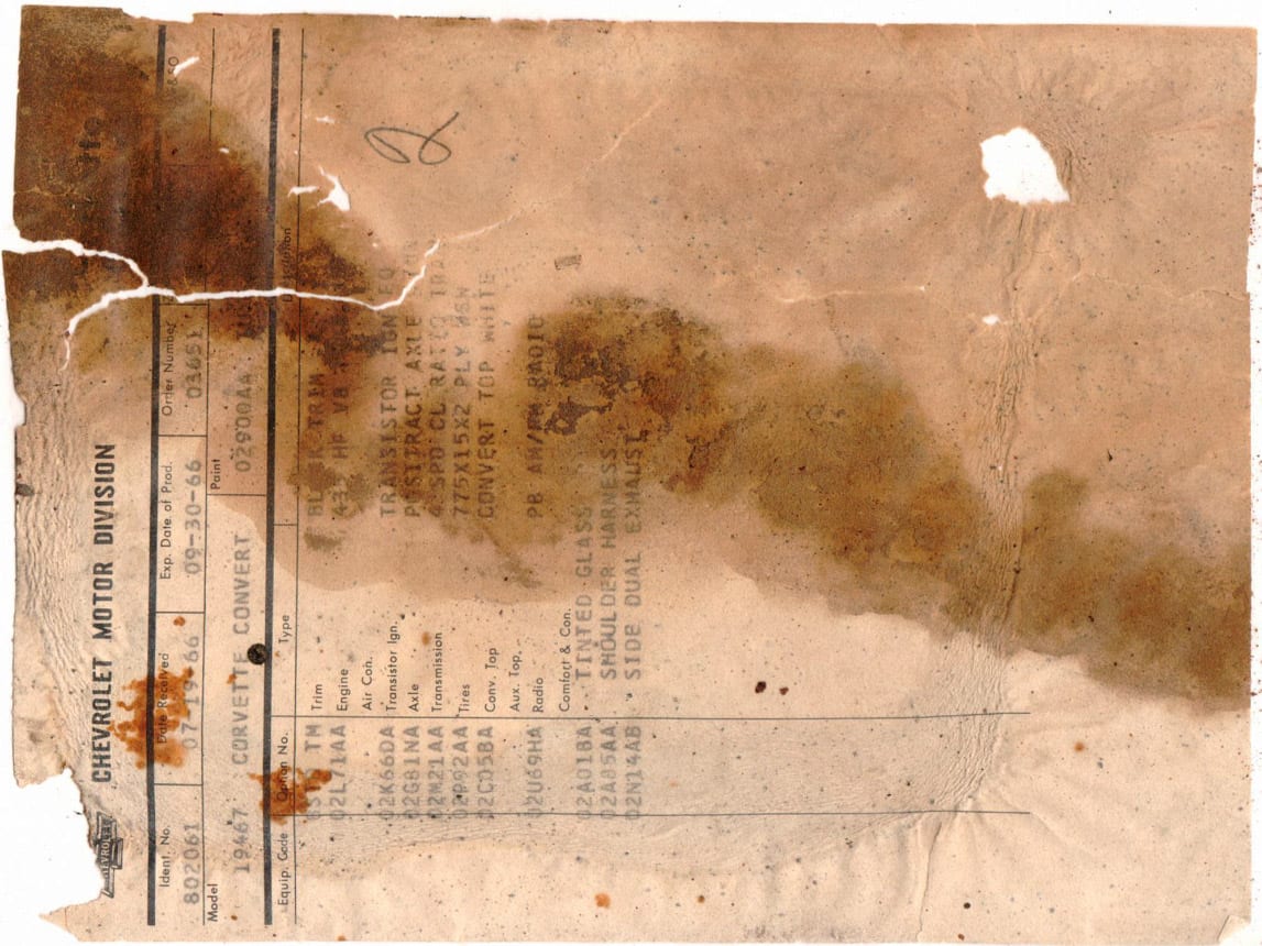 1967 Black Corvette L71 Convertible 2