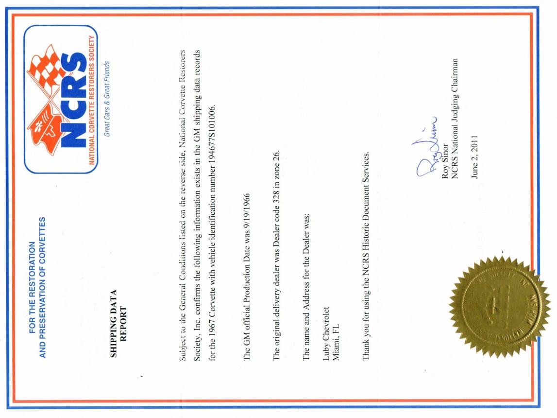 1967 Black Corvette L71 Convertible 4