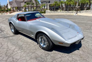1977 Silver Corvette Coupe