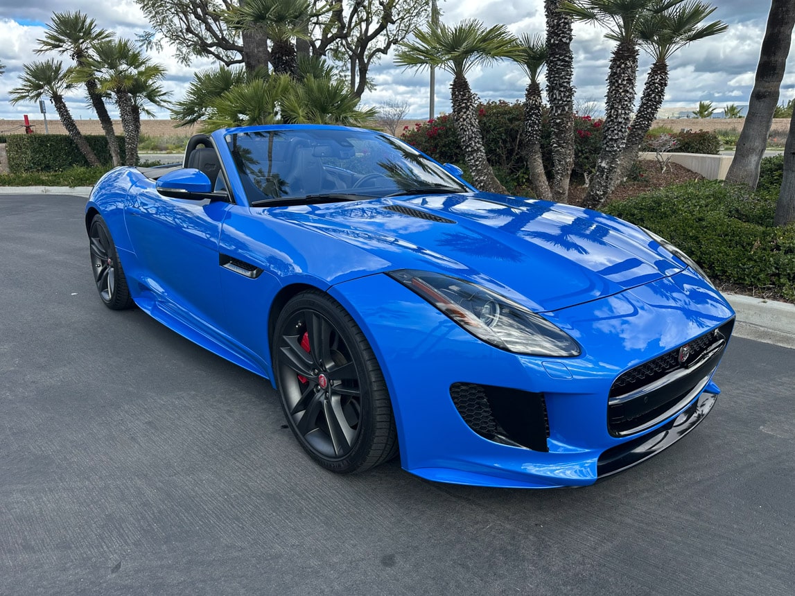 2017 Blue Jaguar F Type S Convertible 3673