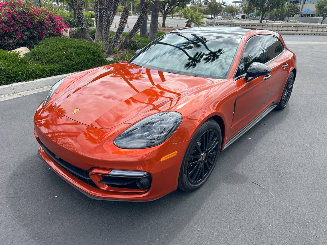 2023 Orange Porsche Panamera GTS 5559