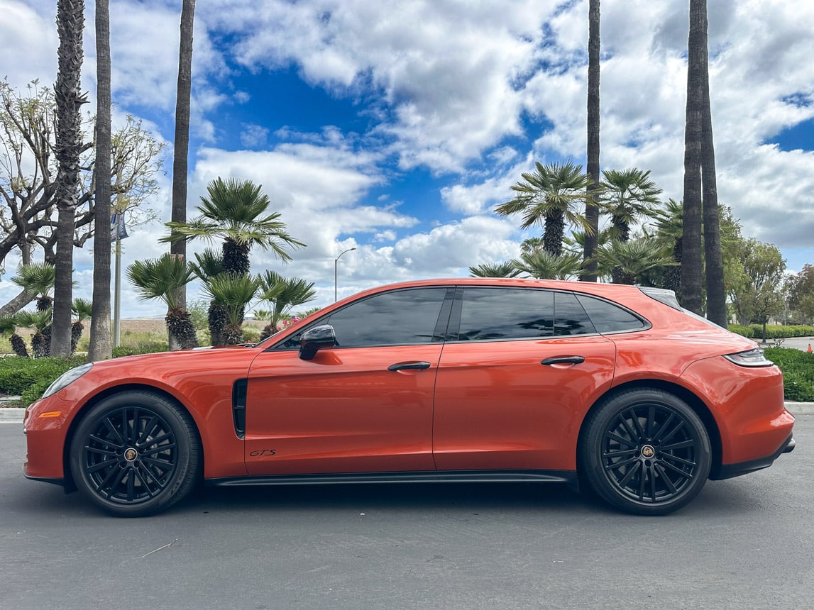 2023 Orange Porsche Panamera GTS 5561