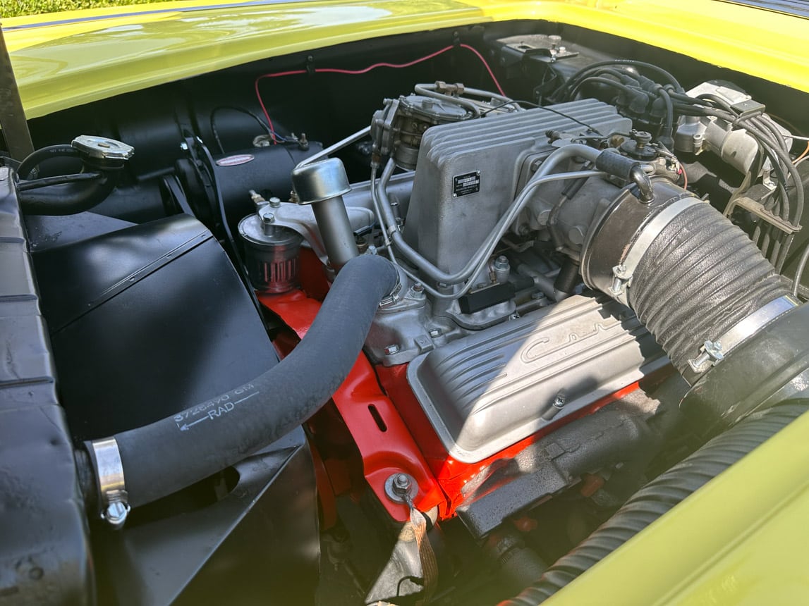 1958 Panama Yellow Corvette 6086