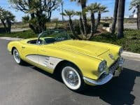 1958 Panama Yellow Corvette