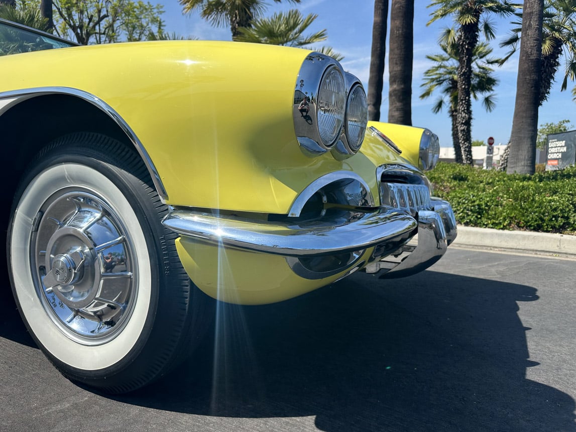 1958 Panama Yellow Corvette 6099