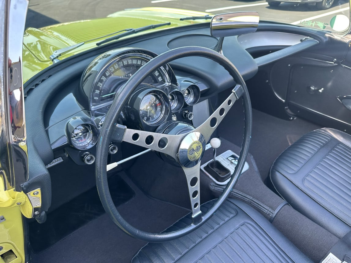 1958 Panama Yellow Corvette 6116