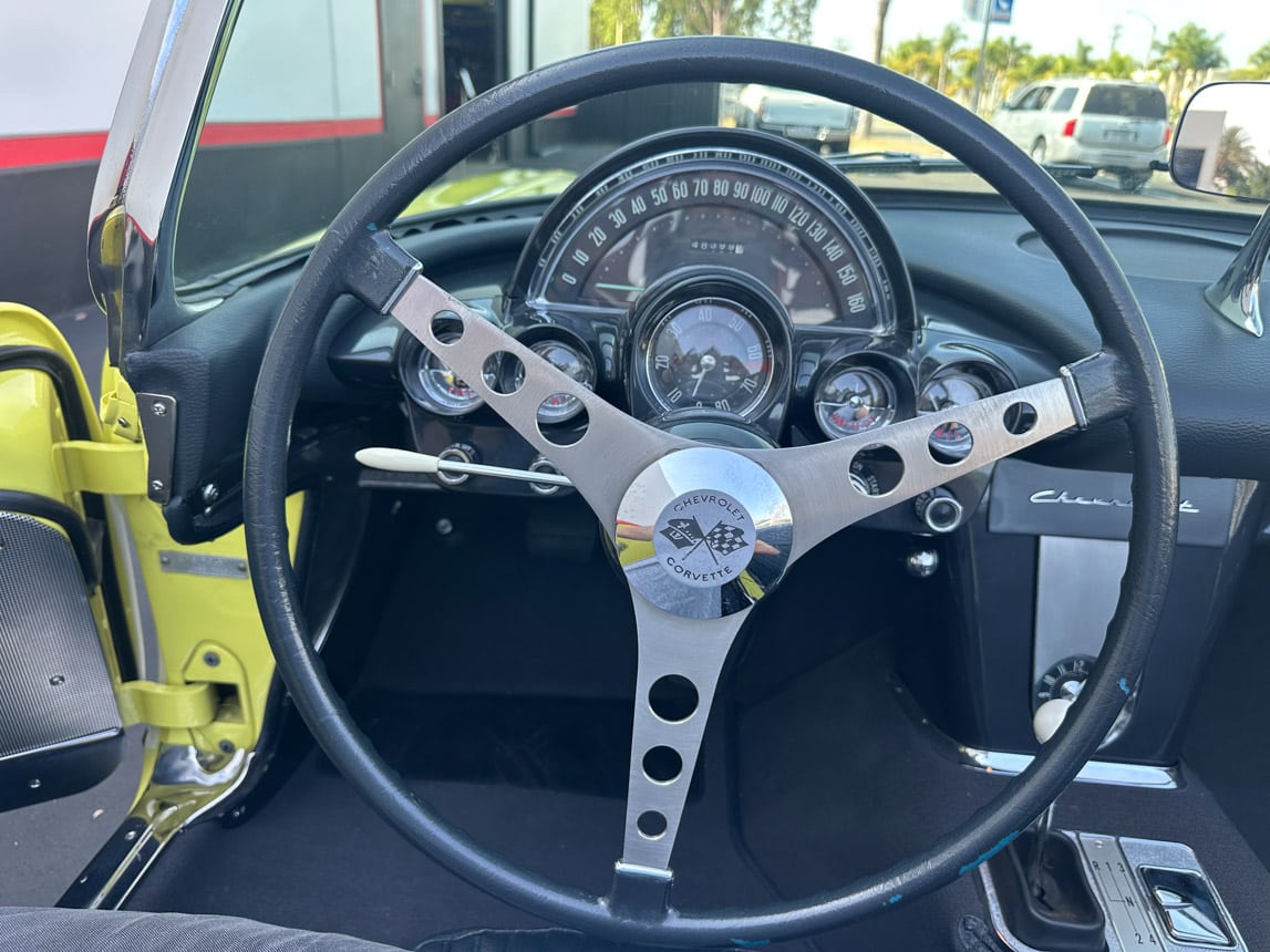 1958 Panama Yellow Corvette 6120
