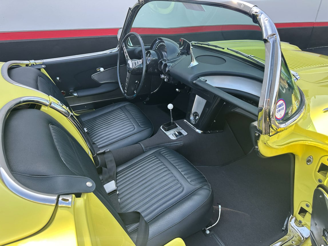 1958 Panama Yellow Corvette 6126