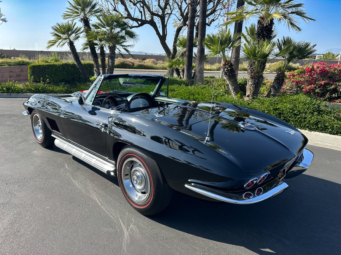 1967 Black Corvette Convertible L71 427 435 5726