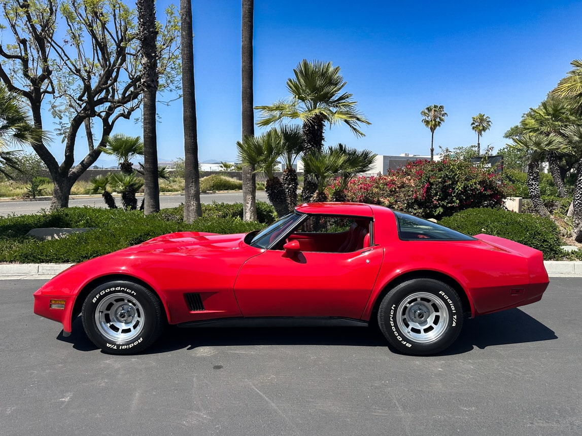 1981 Red Corvette Coupe 5783