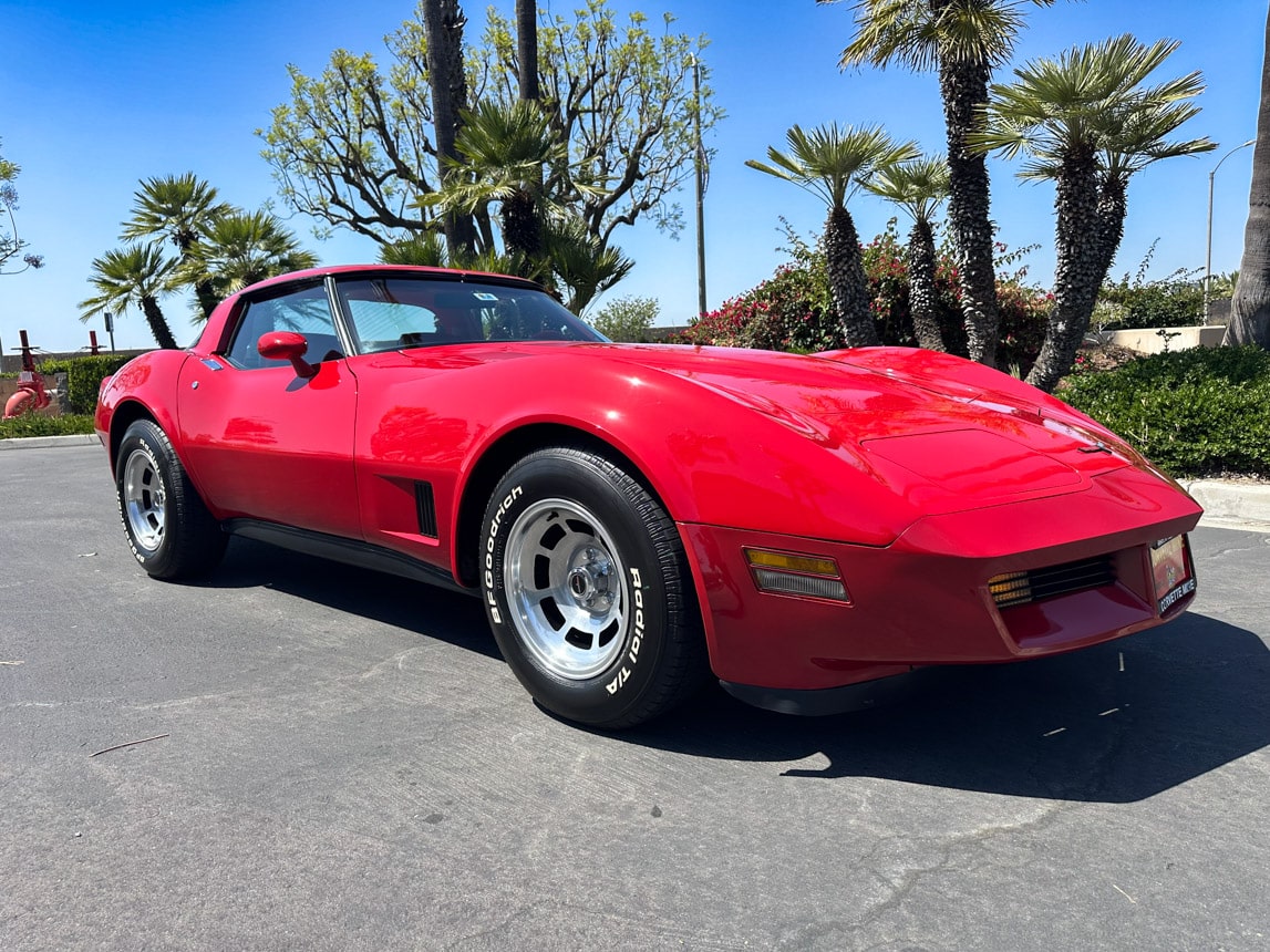 1981 Red Corvette Coupe 5786