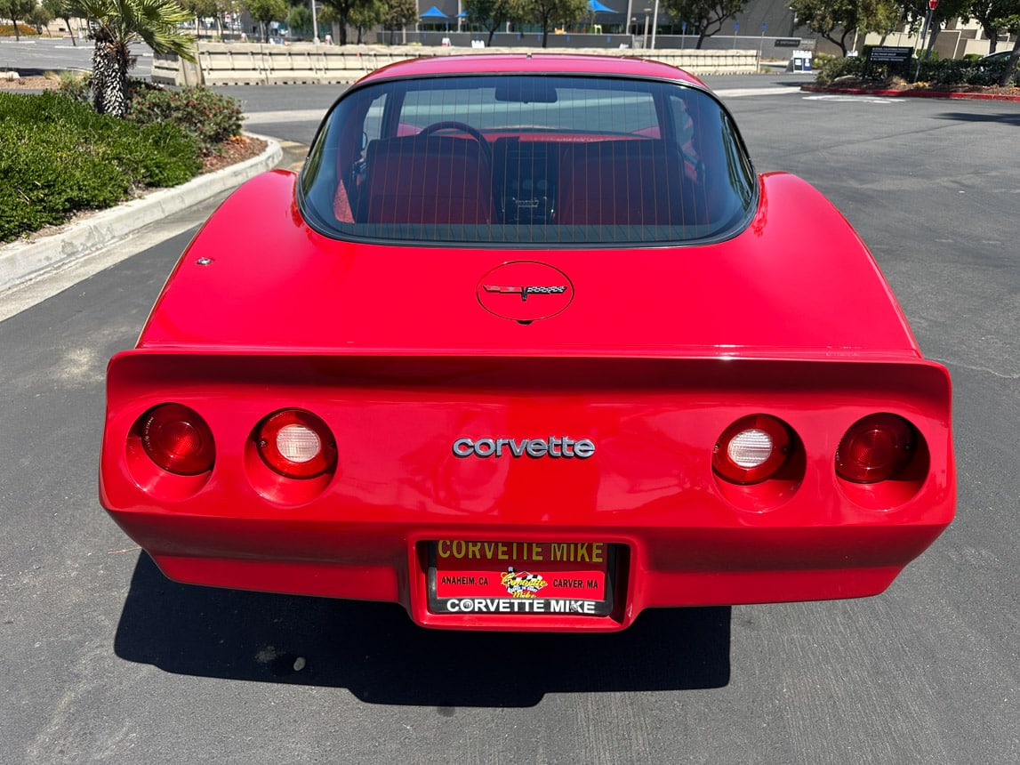 1981 Red Corvette Coupe 5791