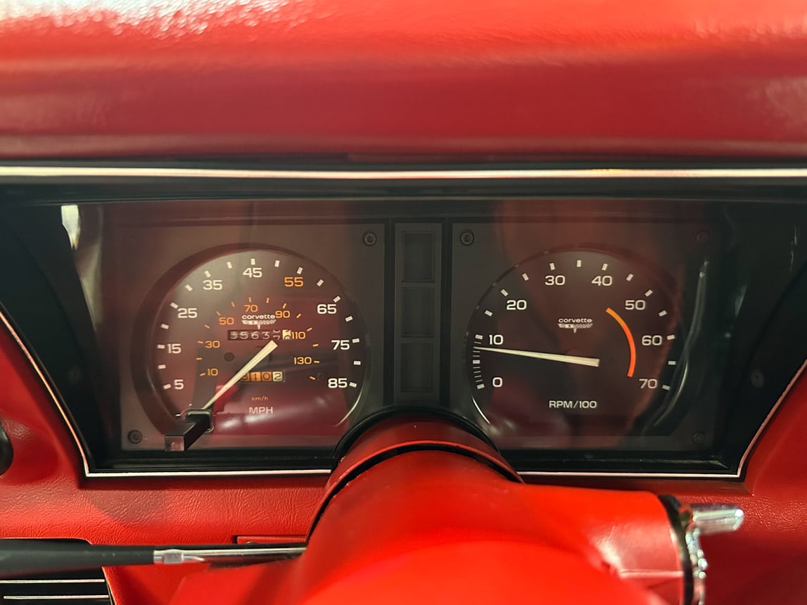 1981 Red Corvette Coupe 5808