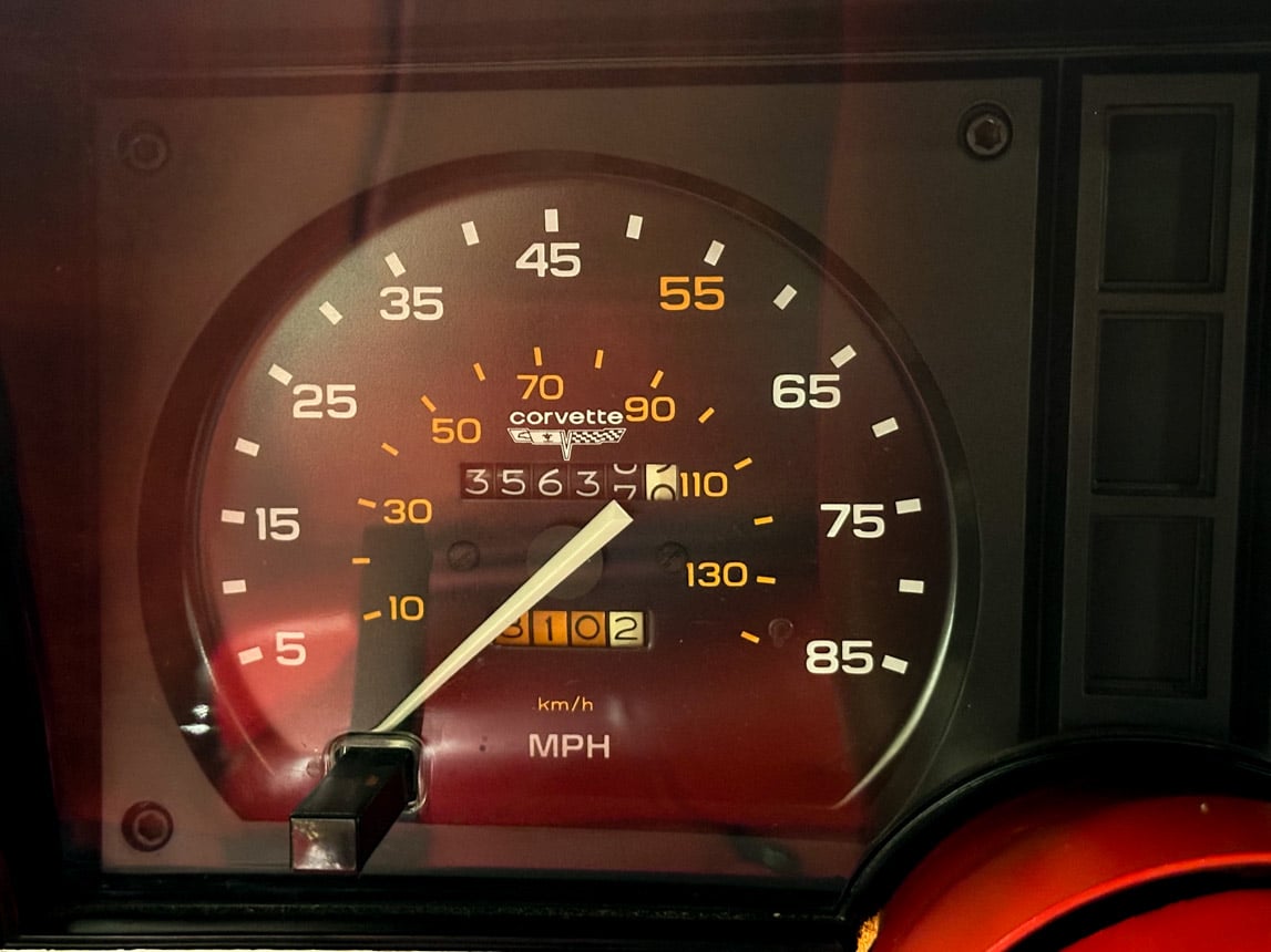 1981 Red Corvette Coupe 5809