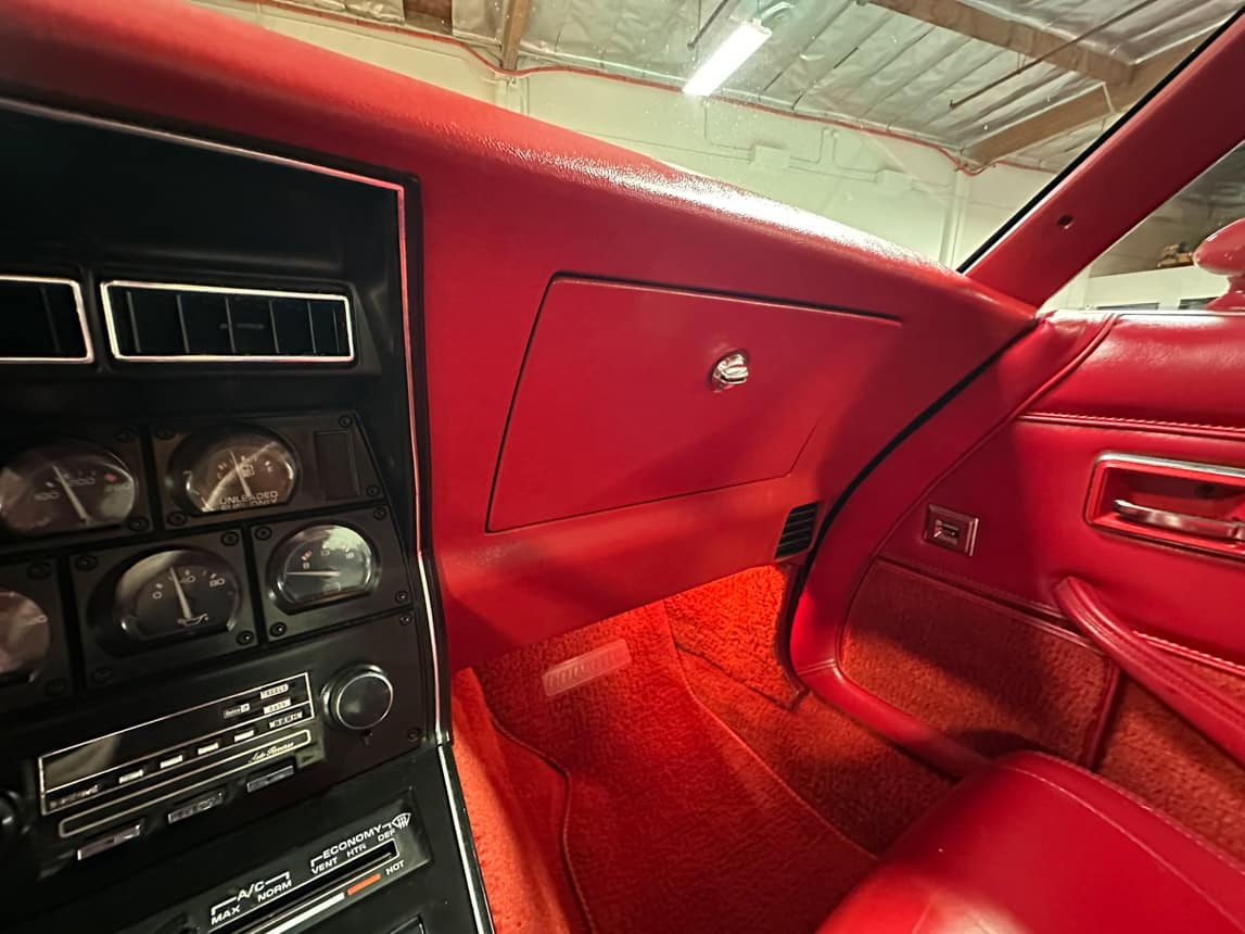 1981 Red Corvette Coupe 5812
