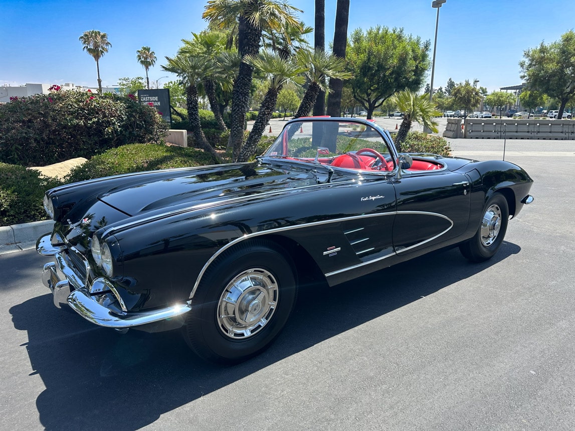 1961 Black Corvette Fuel Injected 6439
