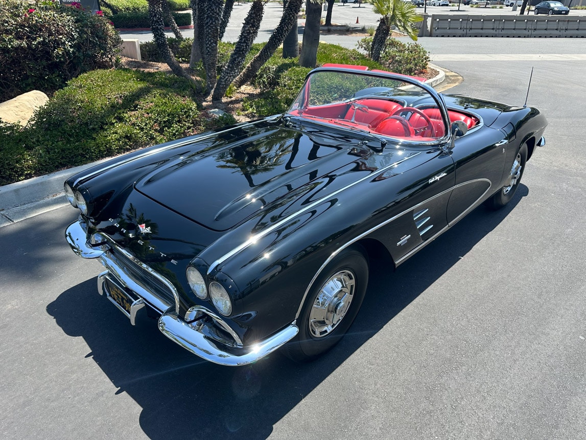 1961 Black Corvette Fuel Injected 6441