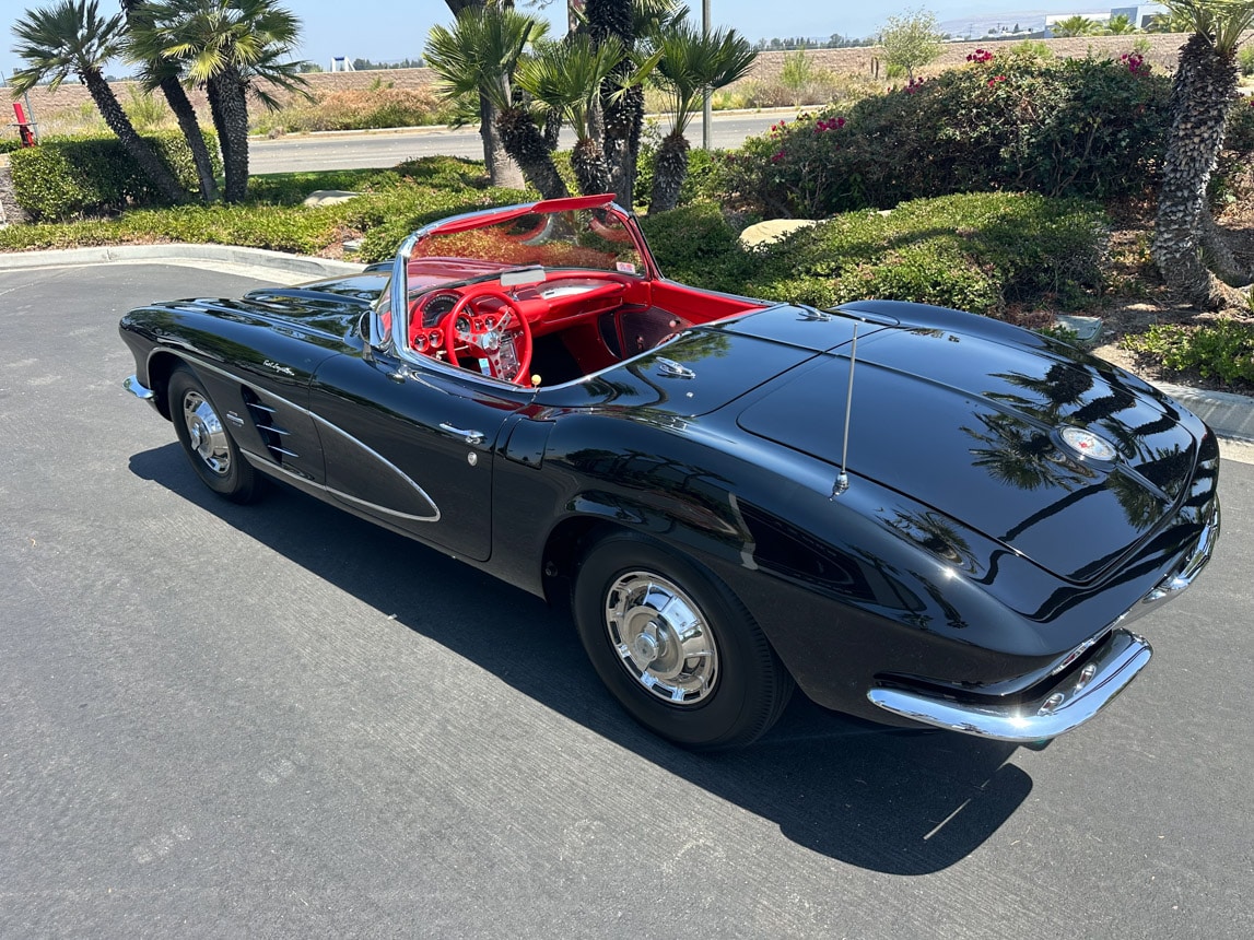 1961 Black Corvette Fuel Injected 6445