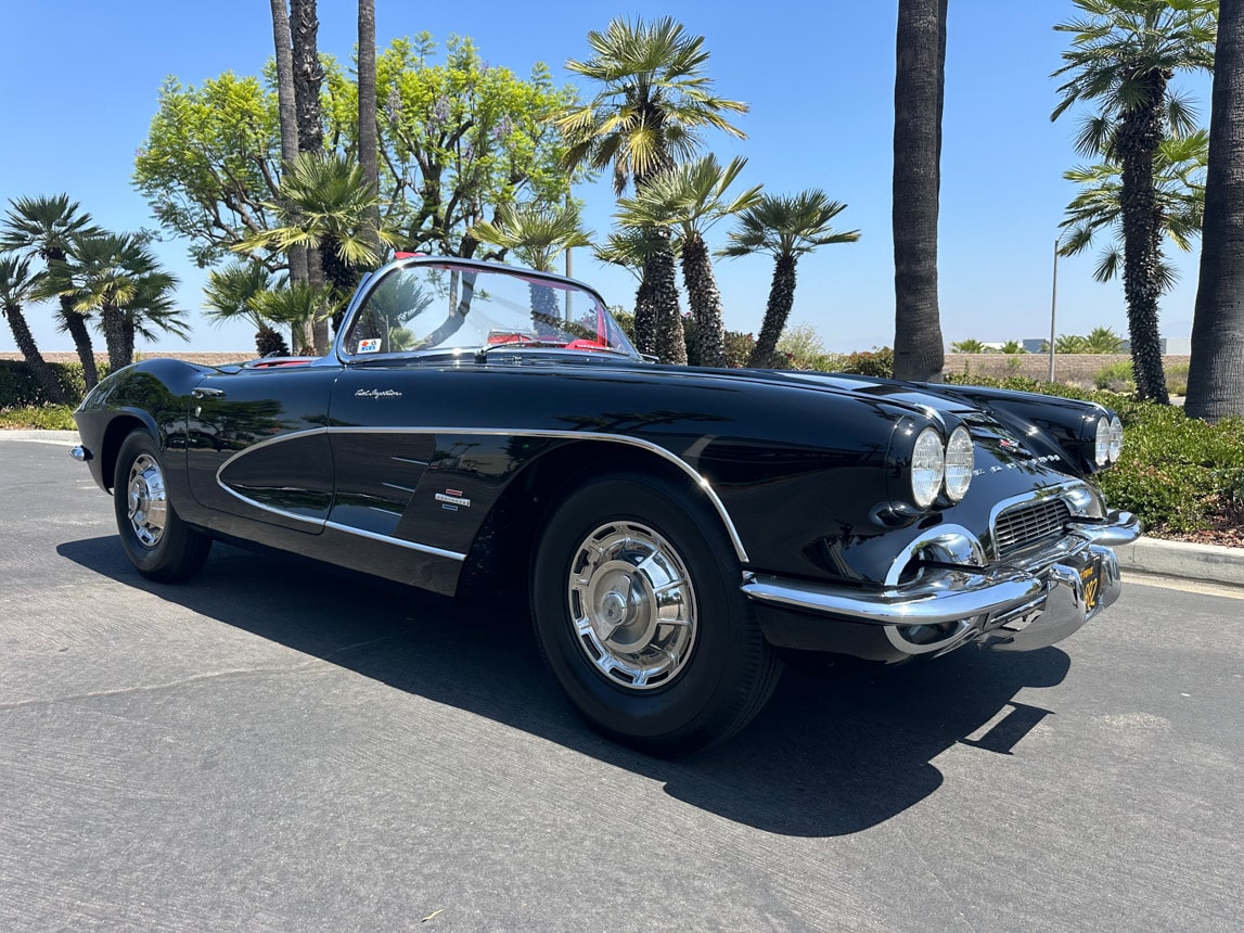 1961 Black Corvette Fuel Injected 6447