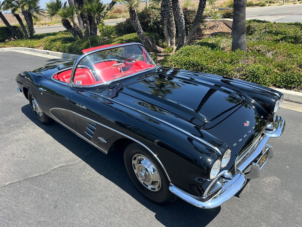 1961 Black Corvette Fuel Injected 6448