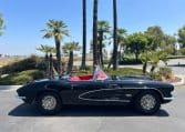 1961 Black Corvette Fuel Injected 6449