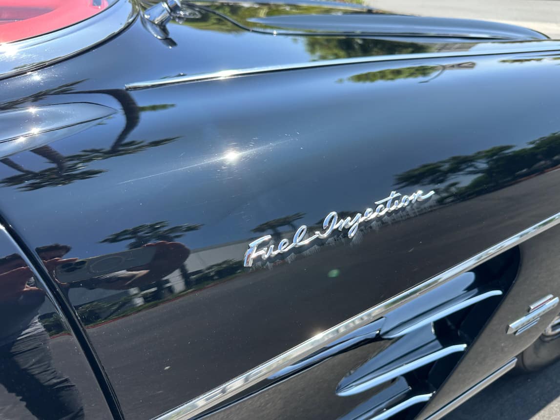 1961 Black Corvette Fuel Injected 6450
