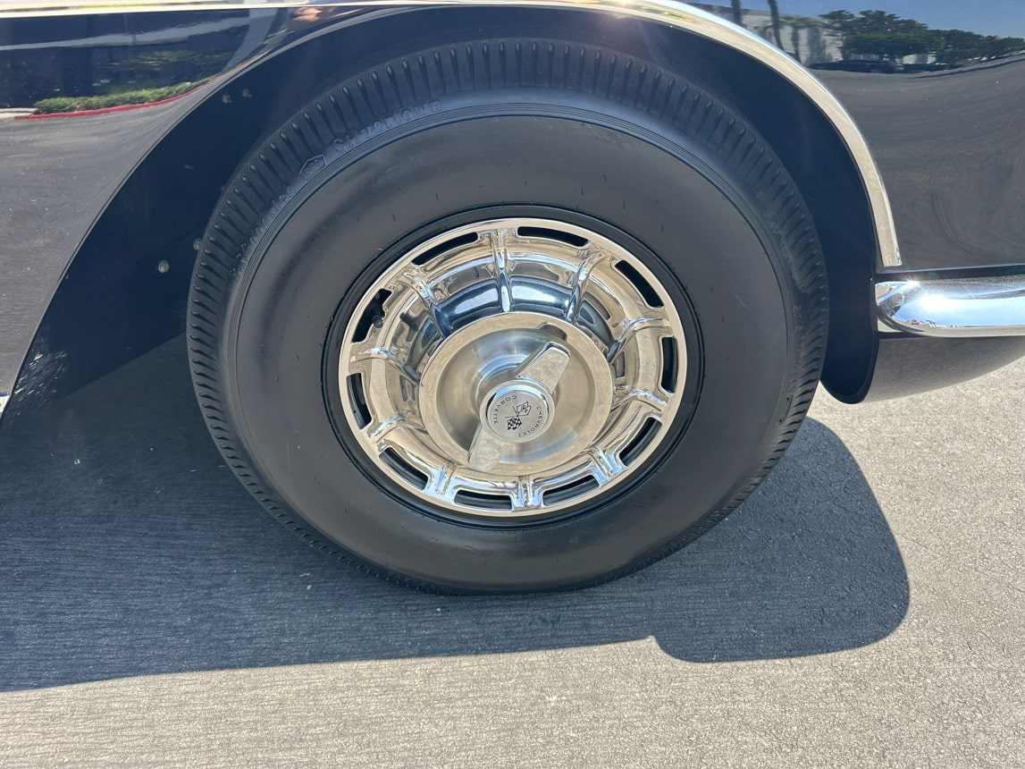 1961 Black Corvette Fuel Injected 6452