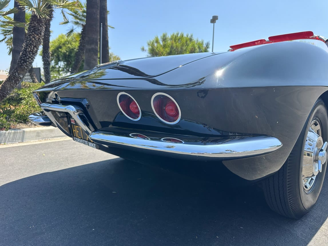 1961 Black Corvette Fuel Injected 6454