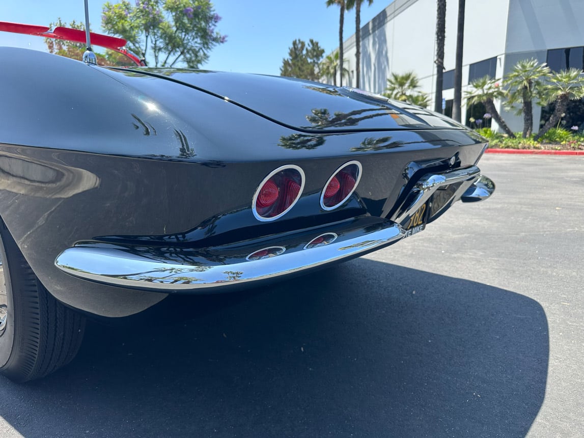 1961 Black Corvette Fuel Injected 6455