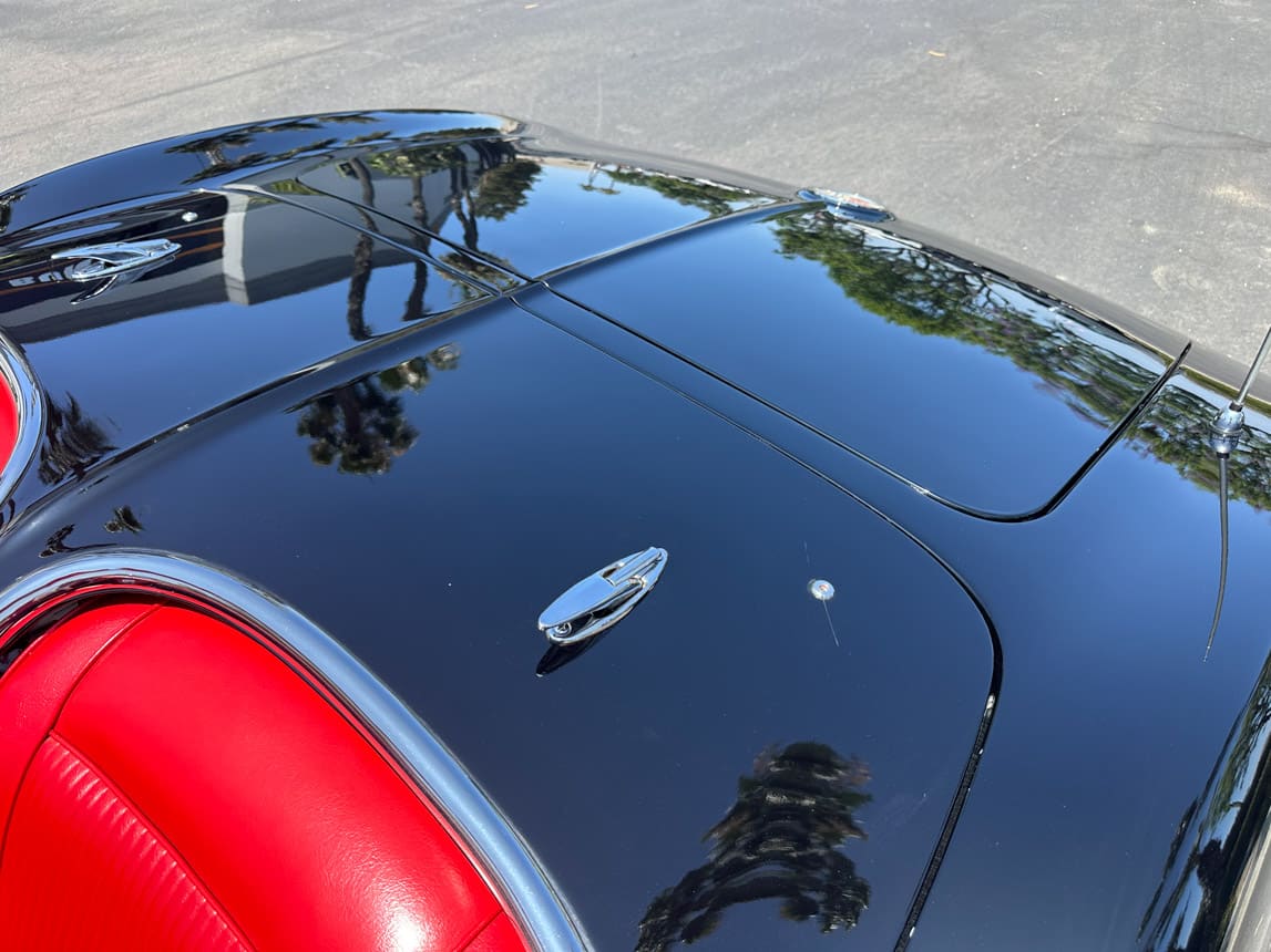 1961 Black Corvette Fuel Injected 6459