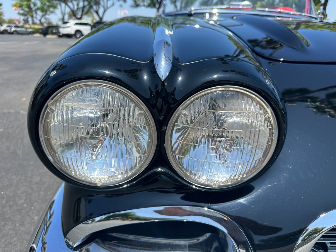 1961 Black Corvette Fuel Injected 6462