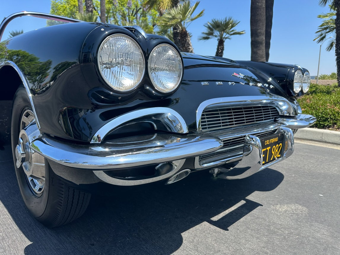 1961 Black Corvette Fuel Injected 6463