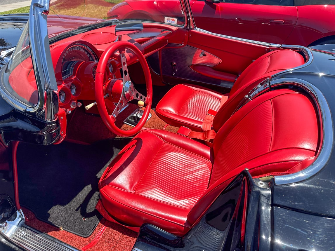 1961 Black Corvette Fuel Injected 6538