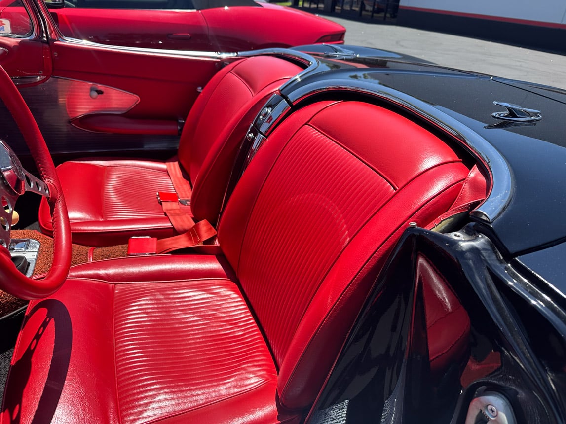 1961 Black Corvette Fuel Injected 6539