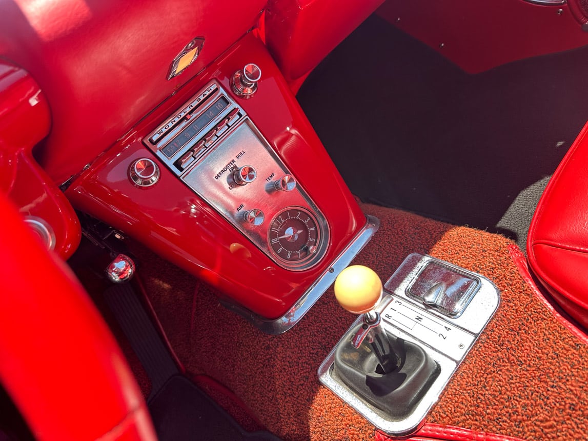 1961 Black Corvette Fuel Injected 6543