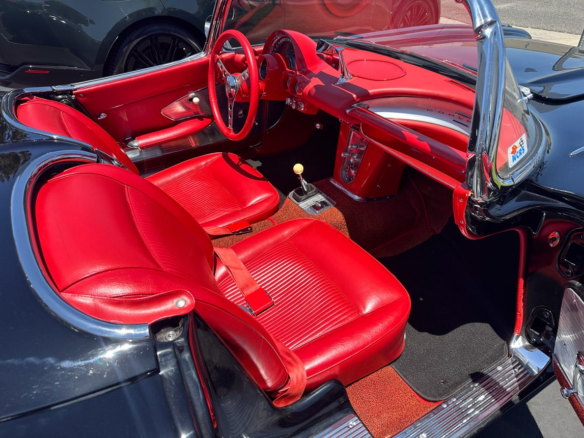 1961 Black Corvette Fuel Injected 6545