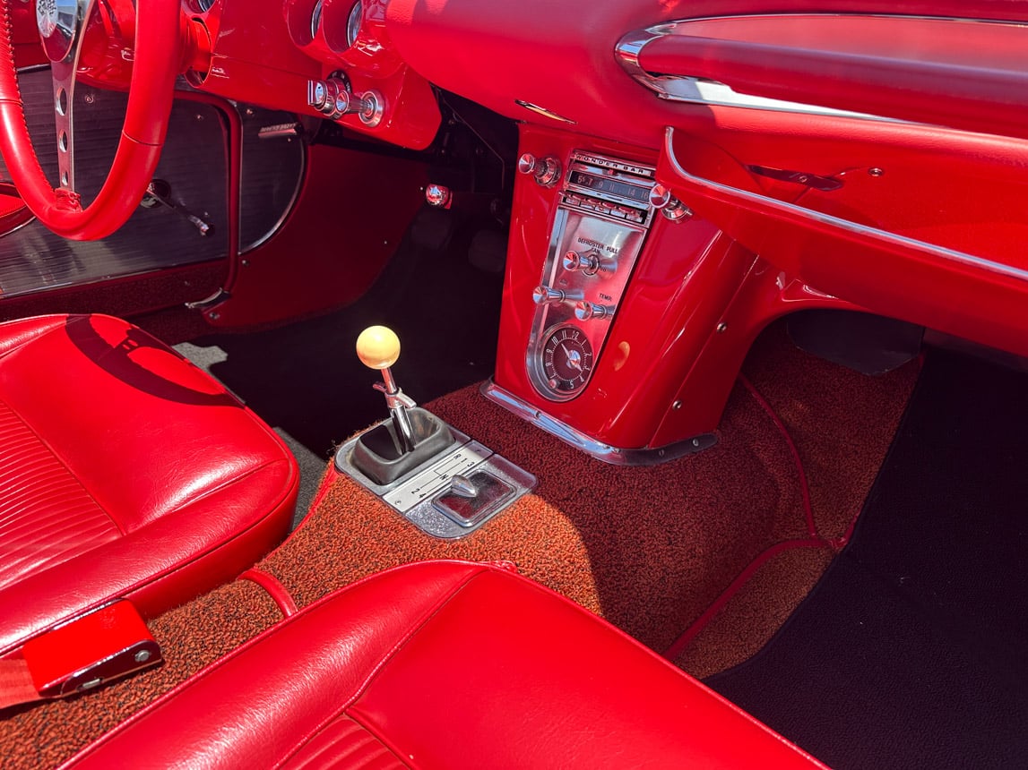 1961 Black Corvette Fuel Injected 6546