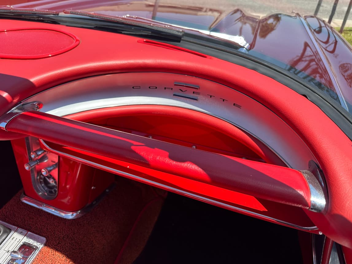 1961 Black Corvette Fuel Injected 6547