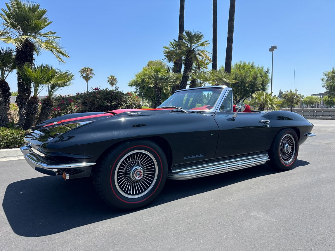 1967 Black L68 Corvette Convertible 6479