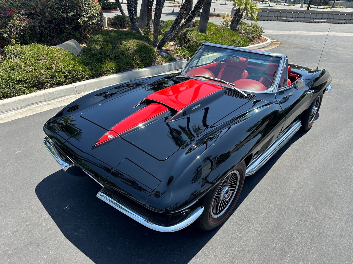 1967 Black L68 Corvette Convertible 6481