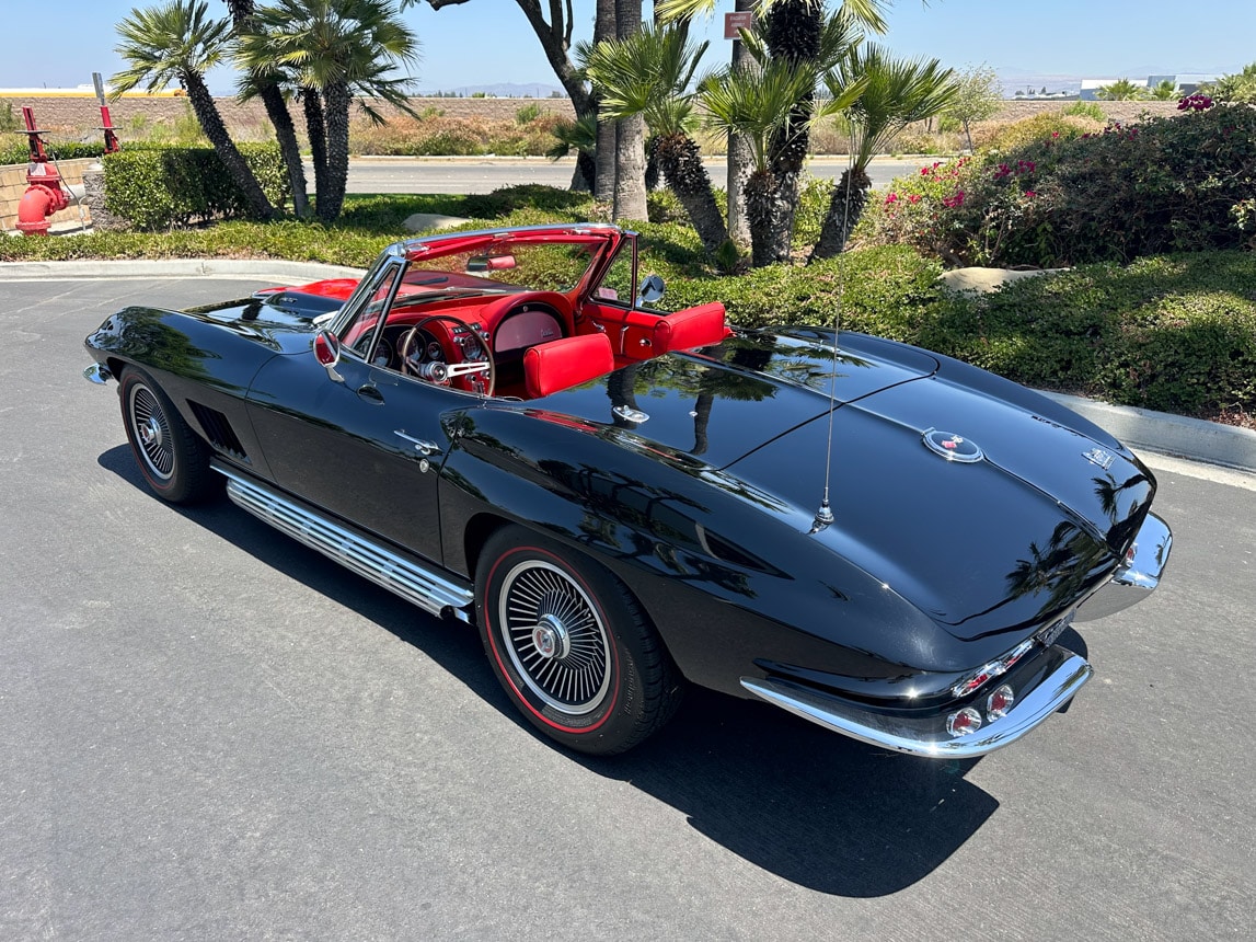 1967 Black L68 Corvette Convertible 6484