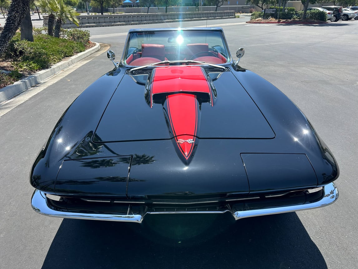 1967 Black L68 Corvette Convertible 6486