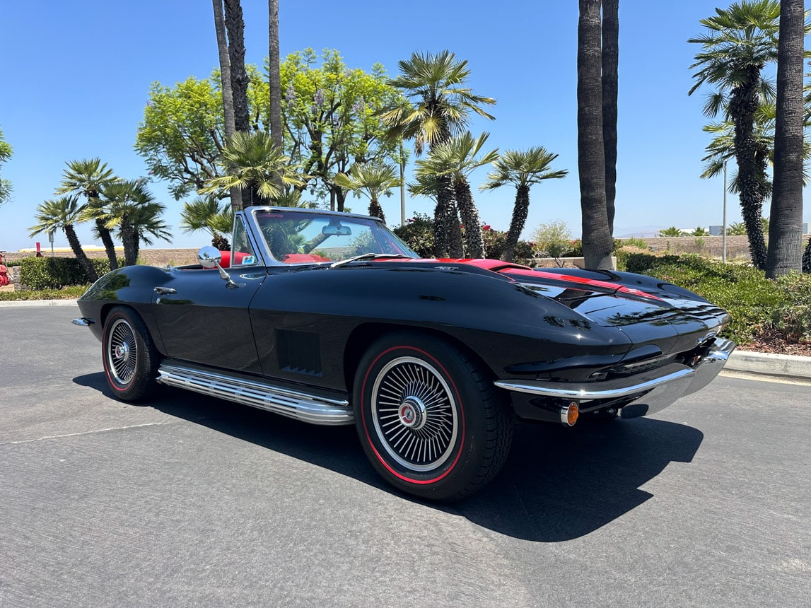 1967 Black L68 Corvette Convertible 6490