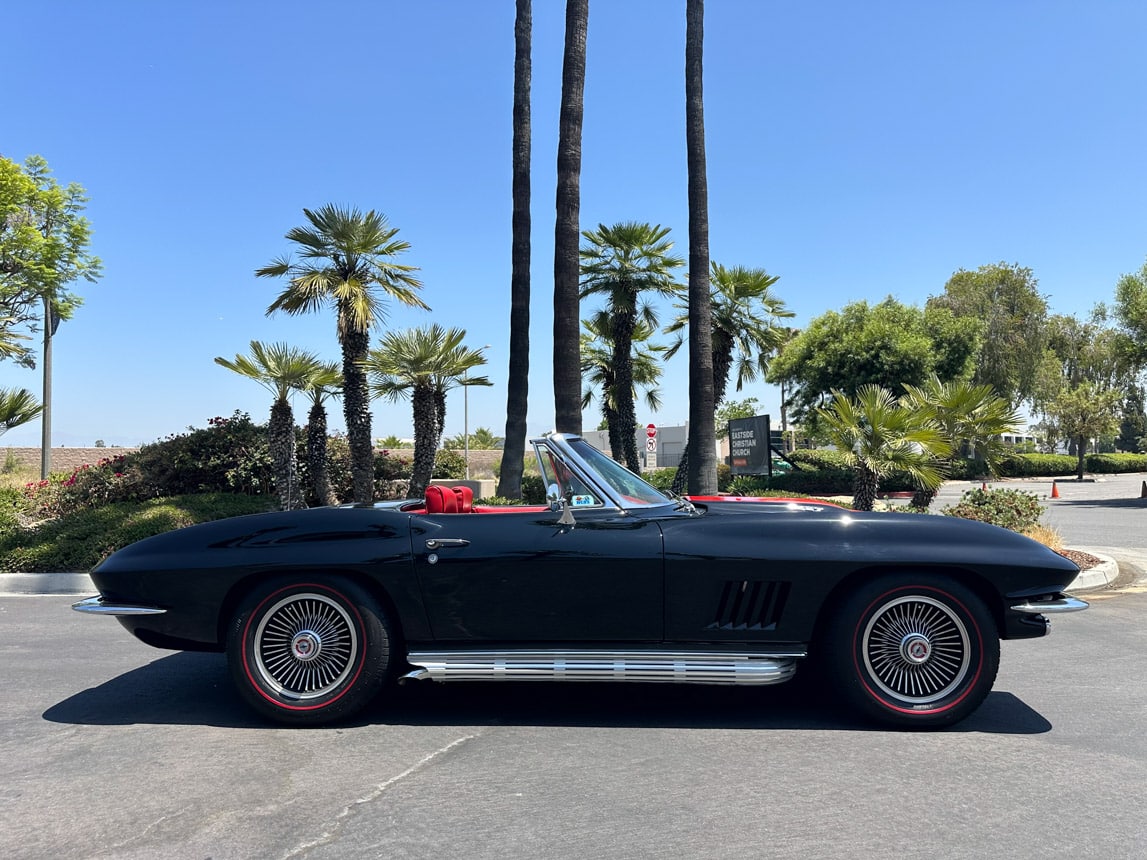 1967 Black L68 Corvette Convertible 6492