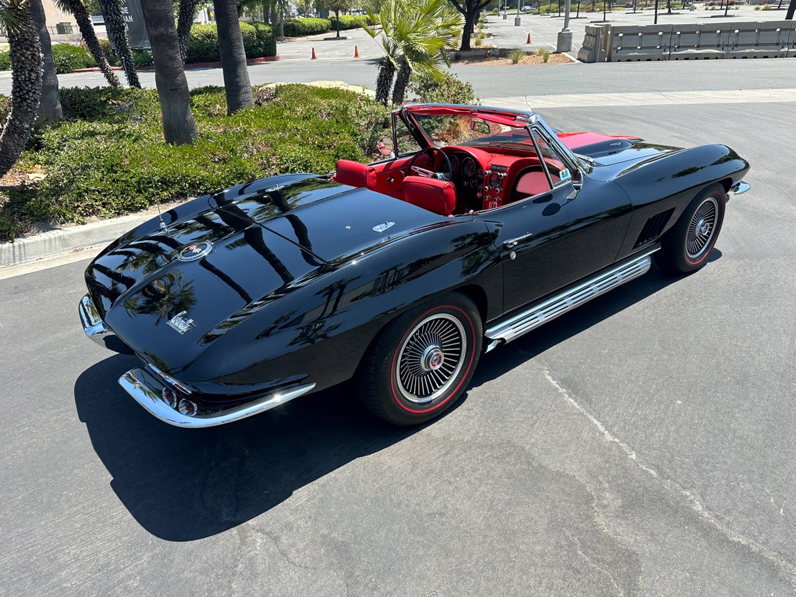 1967 Black L68 Corvette Convertible 6493