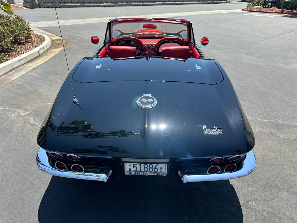 1967 Black L68 Corvette Convertible 6494