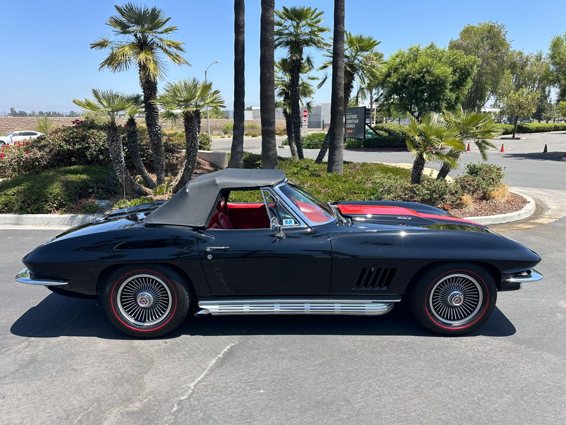 1967 Black L68 Corvette Convertible 6503