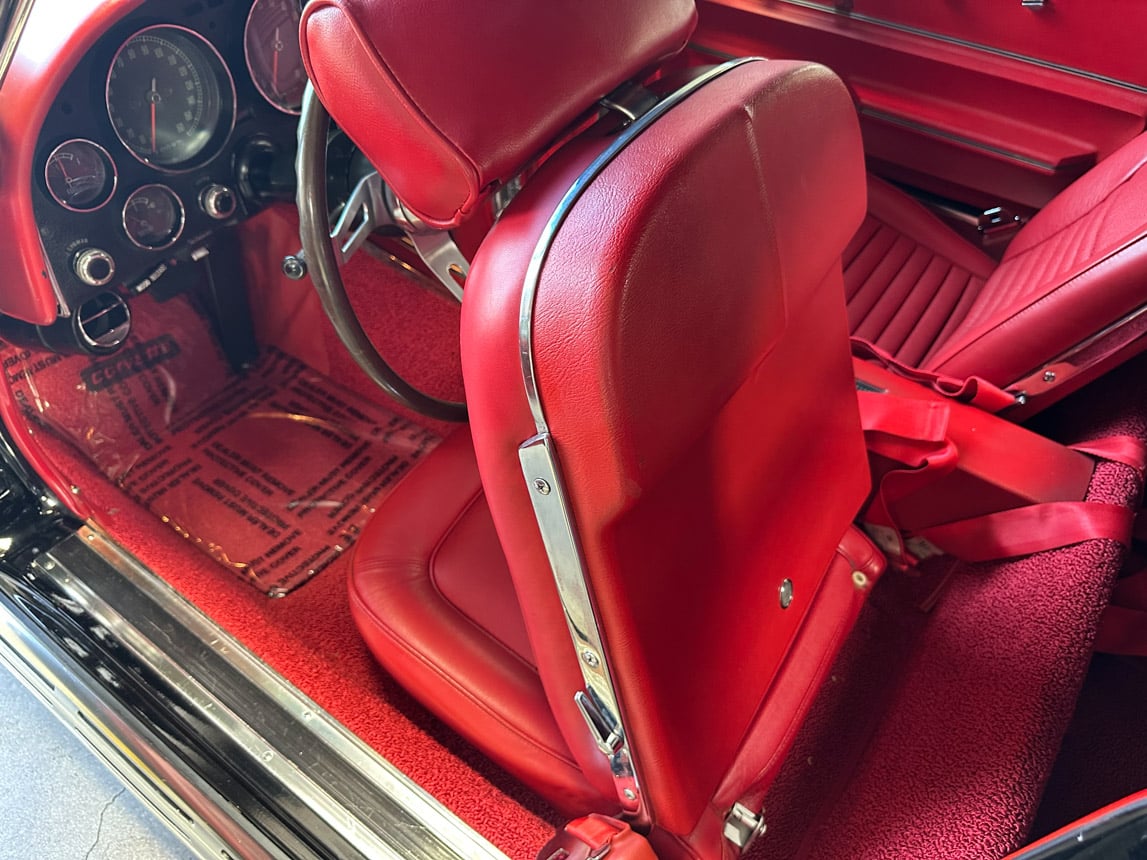 1967 Black L68 Corvette Convertible 6512