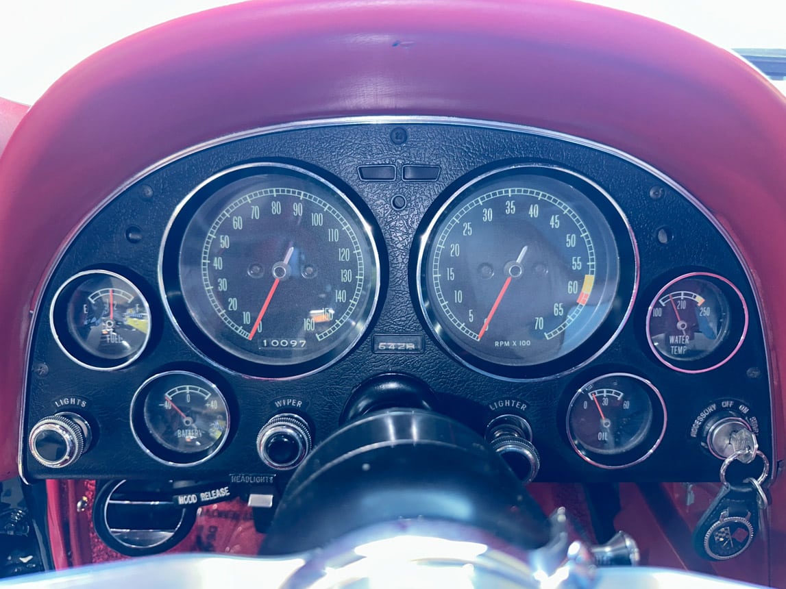 1967 Black L68 Corvette Convertible 6513